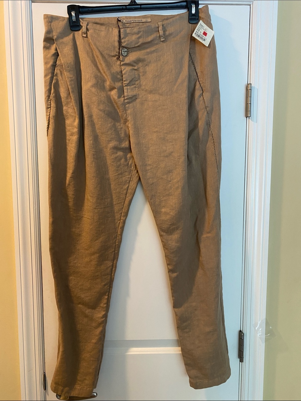 Transit Par Such Wool Linen Awesome Pants Neutral Color NWT Made in Italy 🇮🇹
